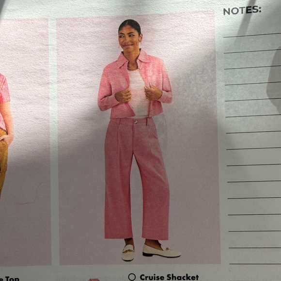 CAbi Pink Cruise Crop - Picture 7 of 8